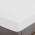 Feather & Stitch Fitted Bottom Sheet Only Queen Size 500 TC-1 Piece 100% Cotton by FEATHERSTITCHNEWYORK
