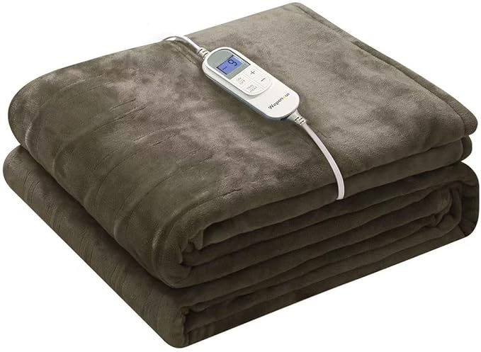Wapaneus Heated Blanket Electric Twin Size 62"x84" by Wapaneus