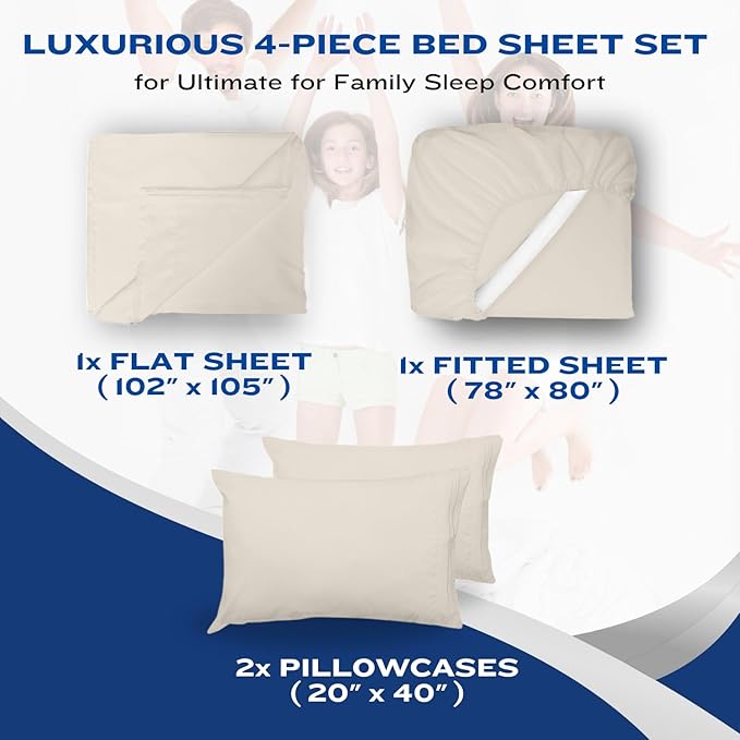 DREAMCARE Twin XL Sheet Sets - Image 7