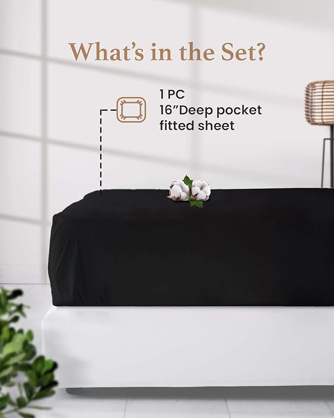 Good Sleep Bedding Fitted Sheet King - Image 3