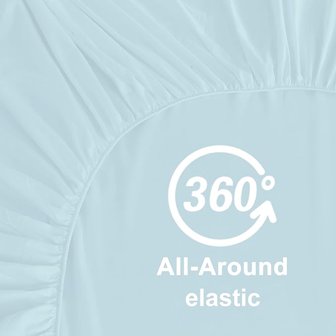 Hotella 100% Microfiber 39"x80" Twin XL Fitted Sheet Only, Hotel Quality Stay - Image 5