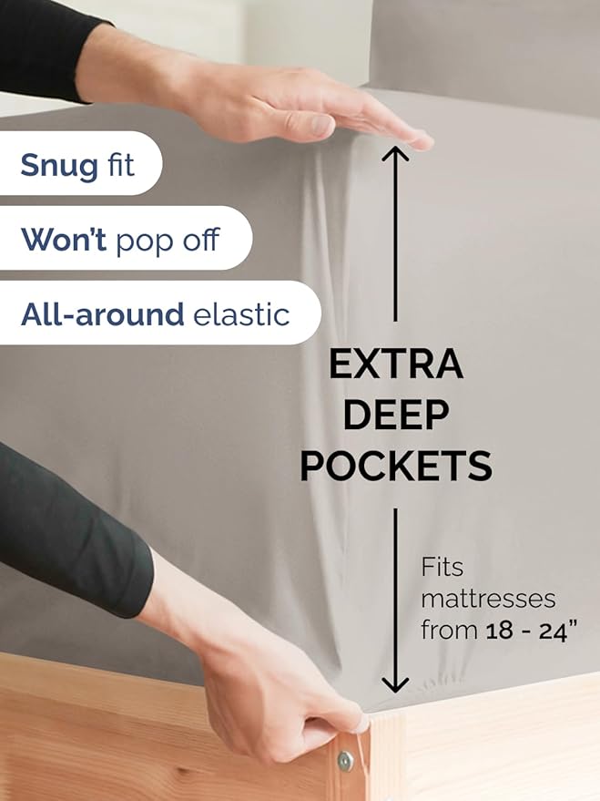 Extra Deep Split King Sheet Set - Image 3