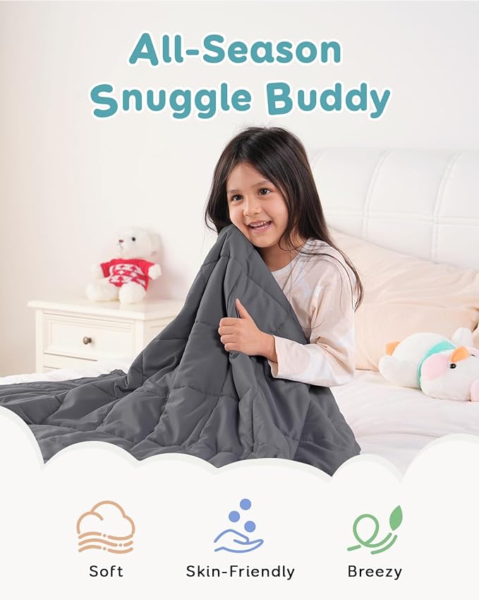 Topblan Weighted Blanket 5 lbs, Small Weighted Blanket 5 Pounds, Mini Heavy - Image 4