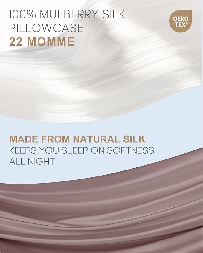 THXSILK 22 Momme 100% Pure Mulberry 6A+ Silk Pillowcase - Image 2