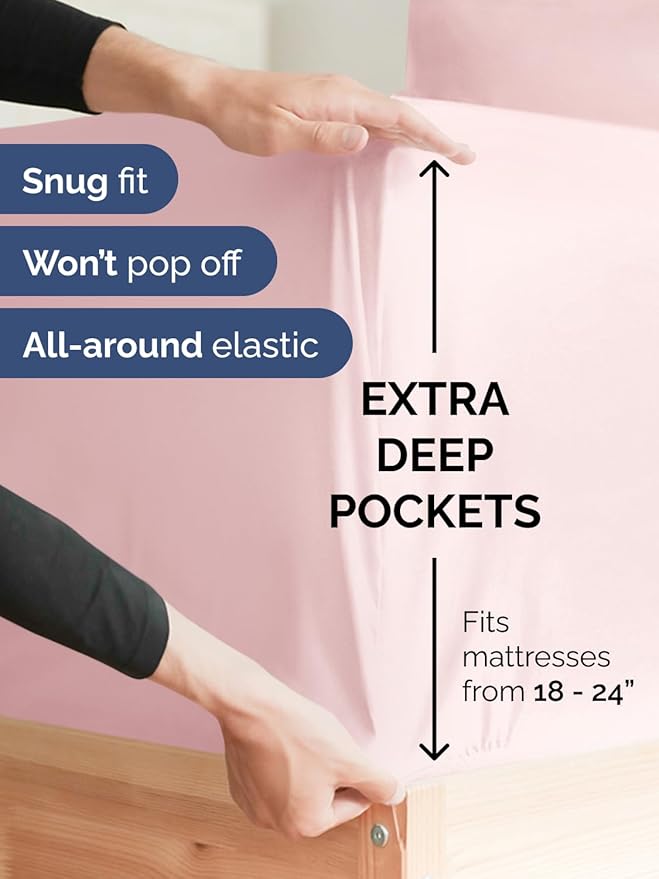 Extra Deep King Fitted Sheet - Image 2