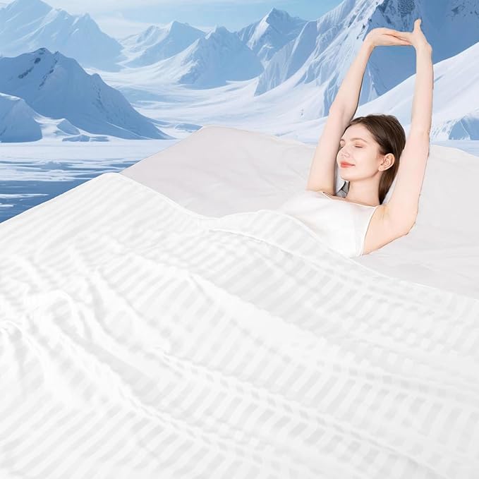 Elegear Revolutionary Cooling Blanket King, Absorbs Heat to Keep Body Cool by Elegear