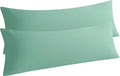 NTBAY Microfiber Body Pillowcase Set, 20x54 Inches, Mint Green, Fade Resistant by NTBAY