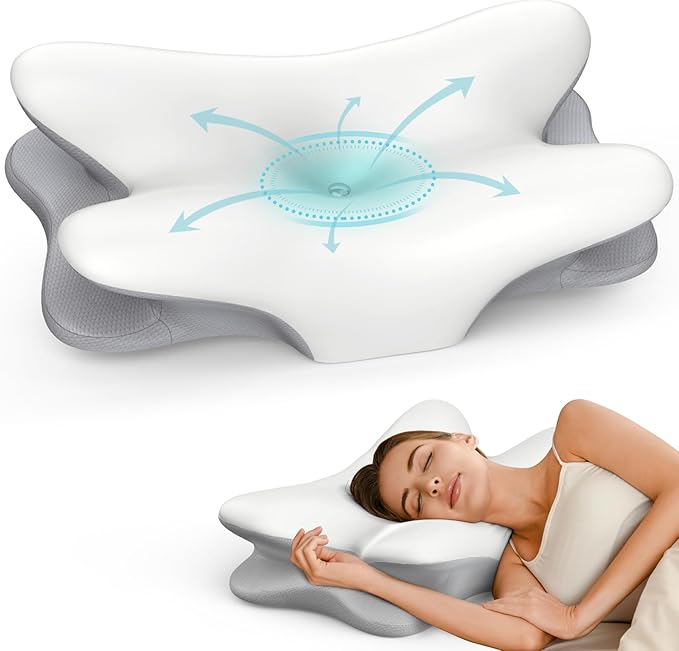 Cervical Pillow for Neck Pain Relief, Ergonomic Neck Pillow for Sleeping by Unknown