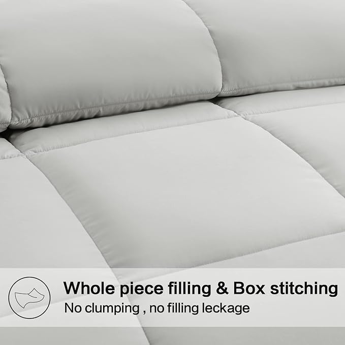 EASELAND Oversized Queen Down Alternative Comforter - Image 3