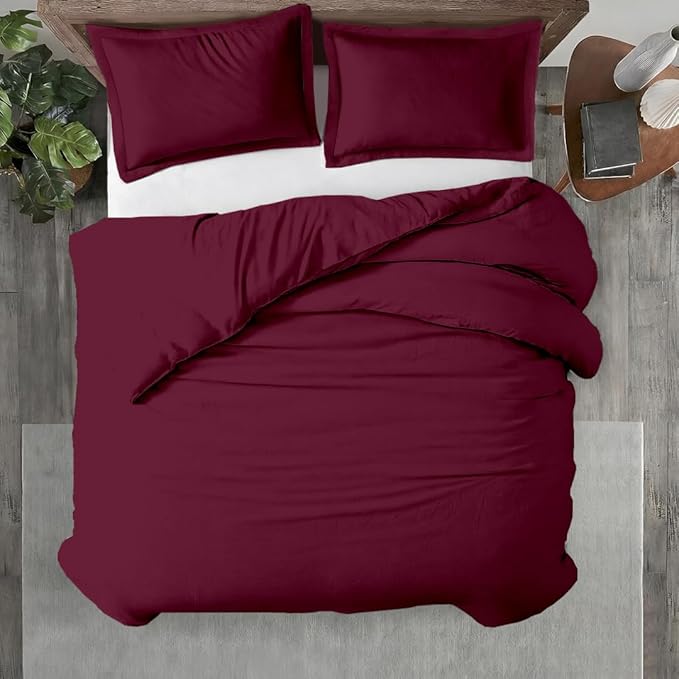 Kotton Culture 1 Pc Duvet Cover King Size-100% Egyptian Cotton 600 Thread Count by KottonCulture