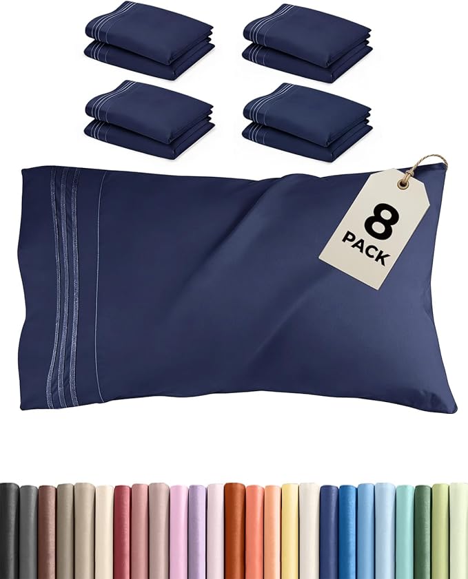 King Pillow Cases Set of 8 by CGKUnlimited