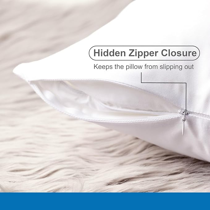 Pillow Cases - 100% Viscose Derived from Bamboo - Cooling Pillowcase - Standard - Image 8