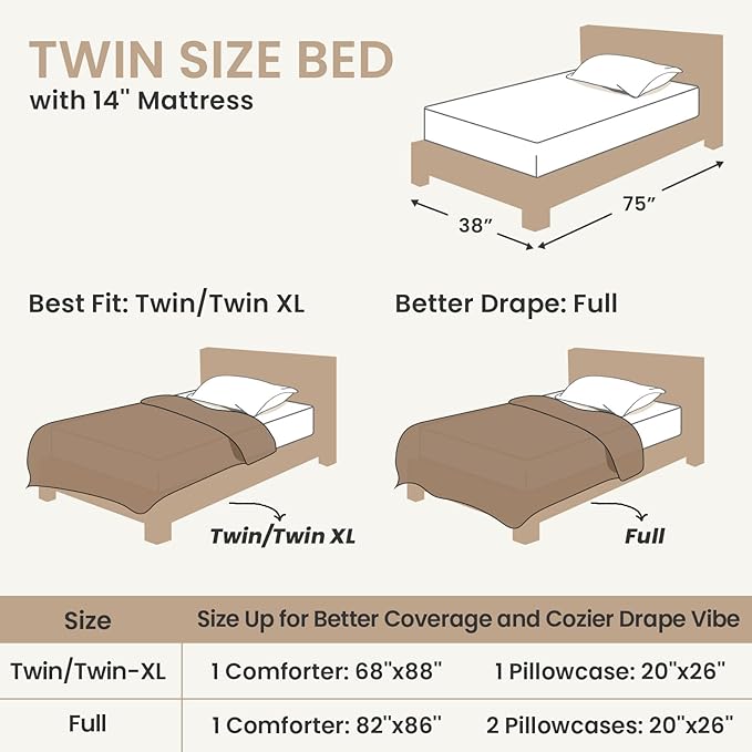 Sasttie Twin/Twin-XL Comforter Set 2 Pieces - Image 6