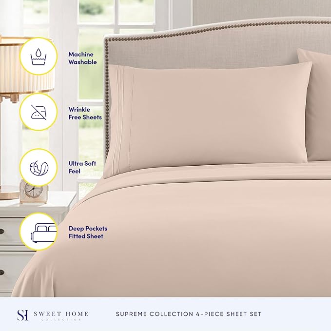 RV Queen Bed Sheets - Image 2