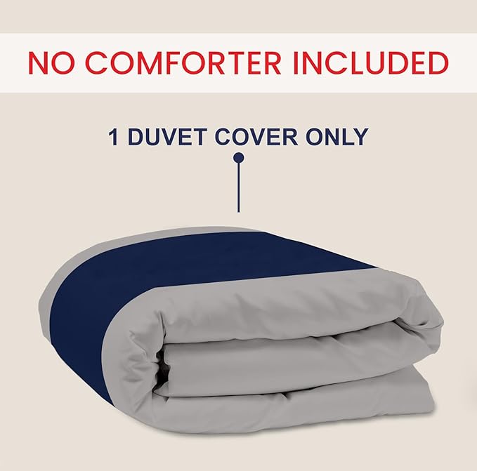 Kotton Culture 120"x98" 1 Pc Oversized King Duvet Cover Only 100% Egyptian - Image 2