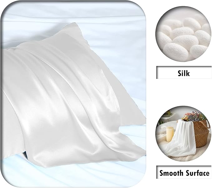 Mulberry Silk Pillowcase for Hair and Skin Pillow Case - Image 2