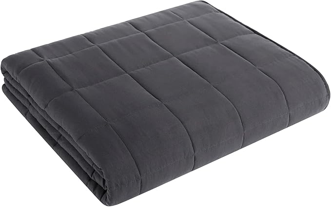 Weighted Blanket 25lbs 88"x104" Cooling Breathable Heavy Blanket Microfiber by LAGRATY