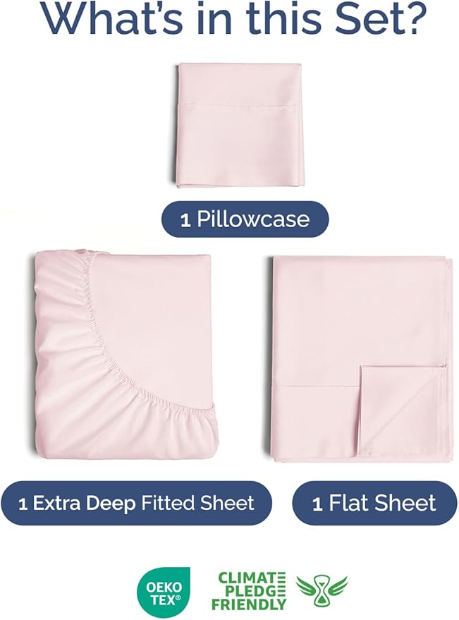 Extra Deep Twin Sheet Set - Image 2