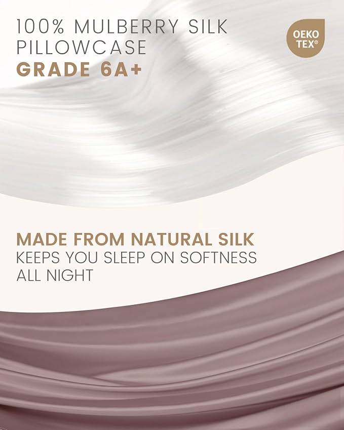 THXSILK Natural 100% Mulberry Silk Pillowcase - Image 2