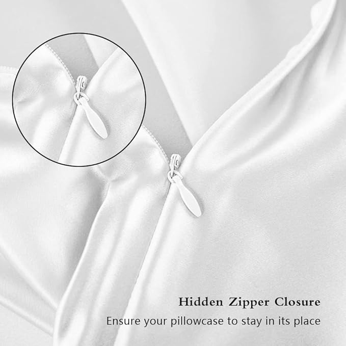 Silk Pillowcase for Hair and Skin, Mulberry Silk Pillow Cases King Size - Image 3