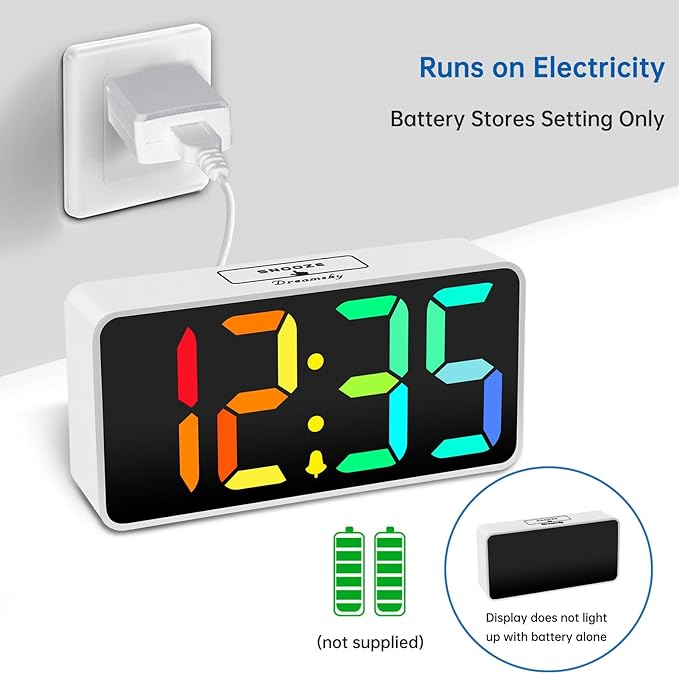 DreamSky Small Digital Alarm Clock - Image 2