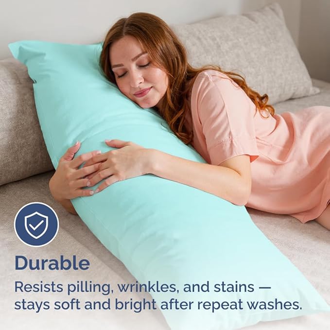 Body Pillowcases Set of 2-20x54 Long Body Pillow Case - Image 4