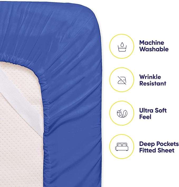 Sweet Home Collection 6 Piece 1500 Supreme Collection Brushed Microfiber Deep - Image 3