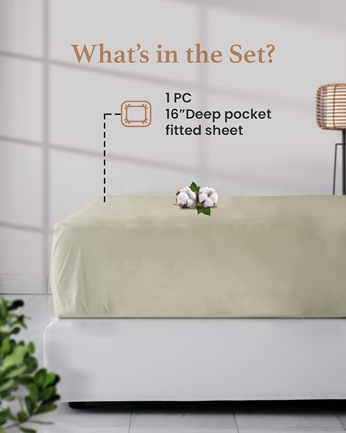 Good Sleep Bedding Queen Size Fitted Sheet Only - Image 3