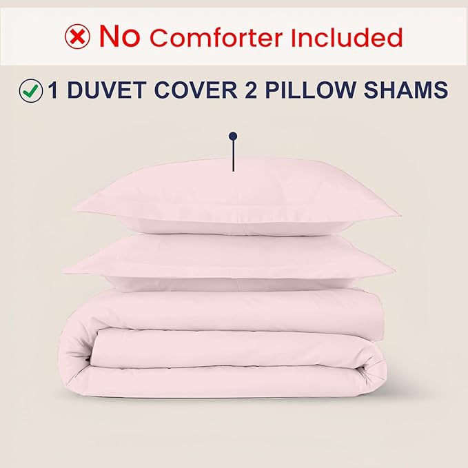 Kotton Culture 3 Pc Duvet Cover Queen Size/Full Size Set-100% Egyptian Cotton - Image 2