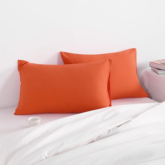 NTBAY King Pillow Cases Set of 2, 2 Pack Brushed Microfiber 20x40 Pillow Cases - Image 2