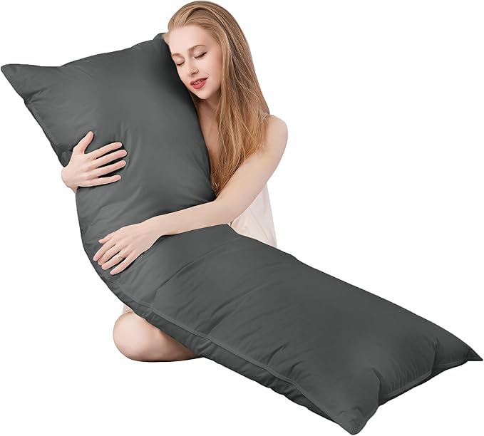 Goose Down Body Pillows for Adults, Large Body Pillow for Side Sleeper - Image 9