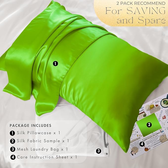 PROMEED Grade 6A+ Silk Toddler Pillow Case 13x18, Both Sides Premium Natural 23 - Image 6