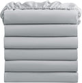 FreshCulture Twin Fitted Sheets, Bulk Pack of 6, Deep Pocket, Soft Microfiber by FreshCulture