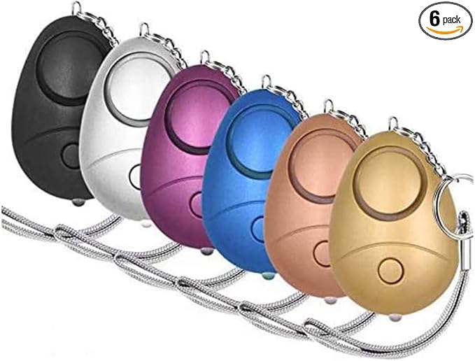 KOSIN Personal Safety Alarm, 6 Pack 140DB Personal Security Alarm Keychain by KOSIN