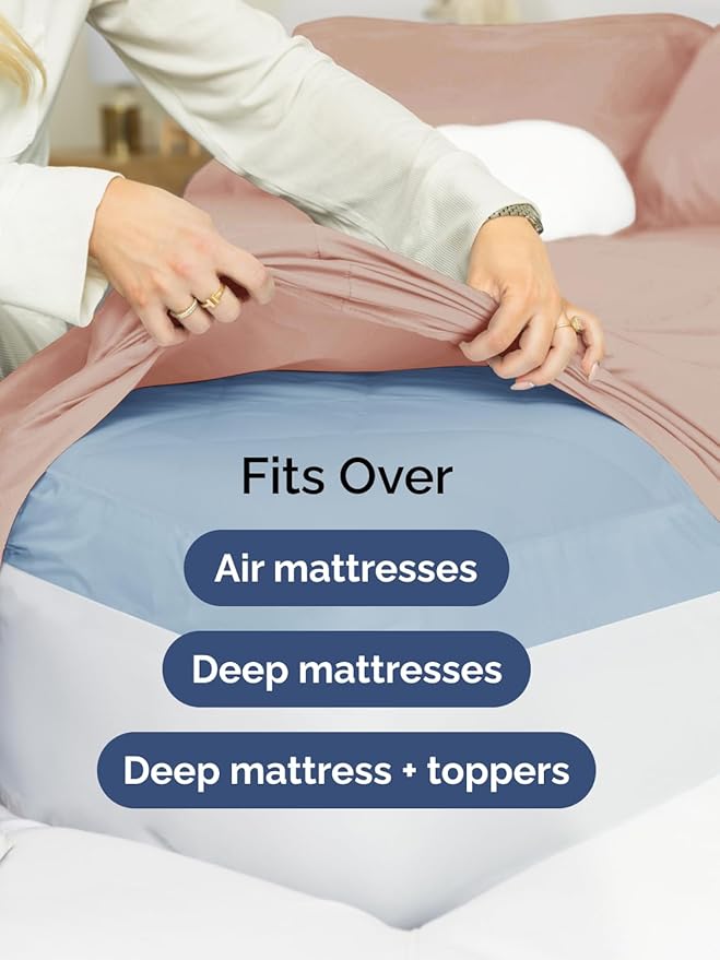 Extra Deep Full Fitted Sheet - Image 6