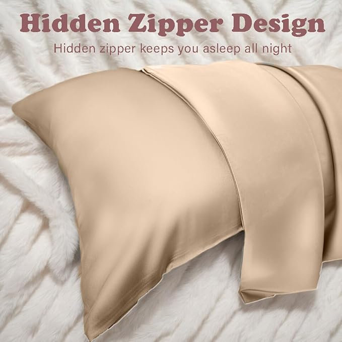 Mulberry Silk Pillowcase for Hair and Skin Queen Size 20"X 30" - Image 4