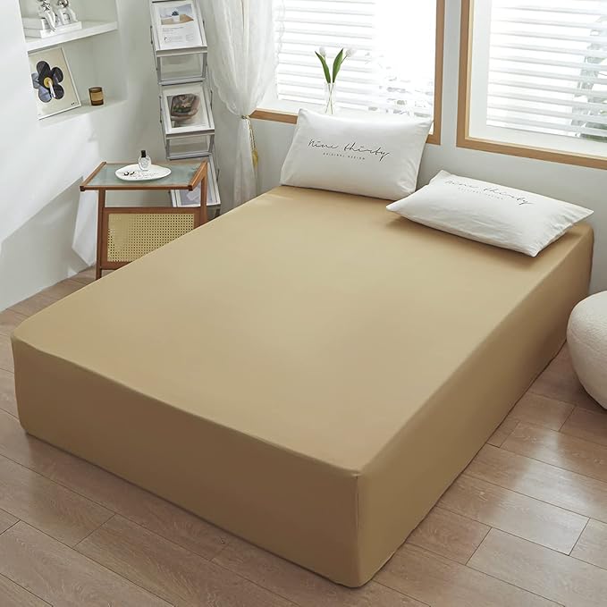 Bedding Queen Size Fitted Sheet Only- Bottom Matress Fitted Sheet-Fits 15inches - Image 2
