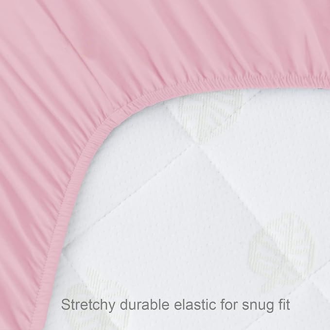 Biloban Pack and Play Sheets Fitted, 2 Pack Pack and Play Sheet Fits - Image 6