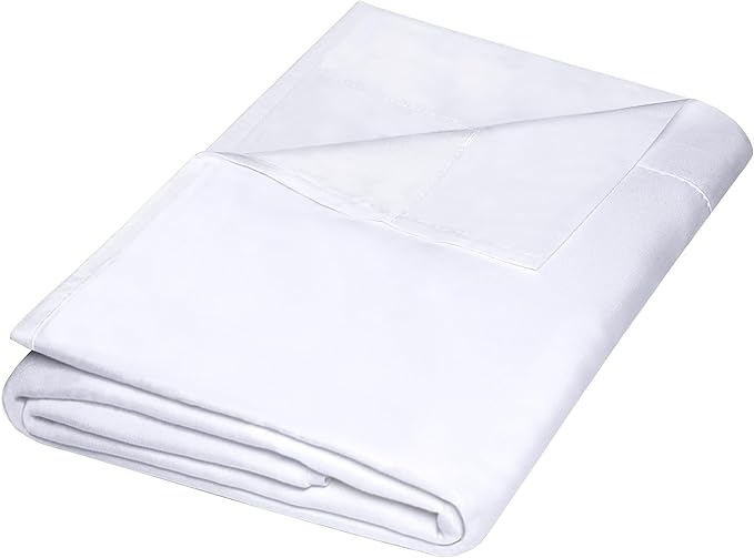 ZPECC Queen Flat Sheet Only 1 Pack, Durable White Top Bed Sheets Hypoallergenic by ZPECC-ABrandThatHasBeenFocusedOnBabyProductsFor18Years