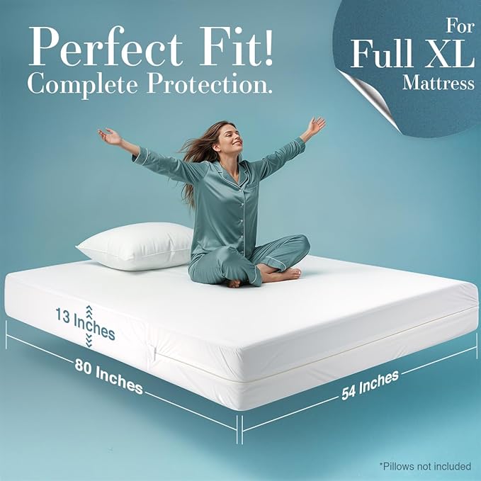 Utopia Bedding Waterproof Mattress Protector Full XL Size, Zippered Mattress - Image 5