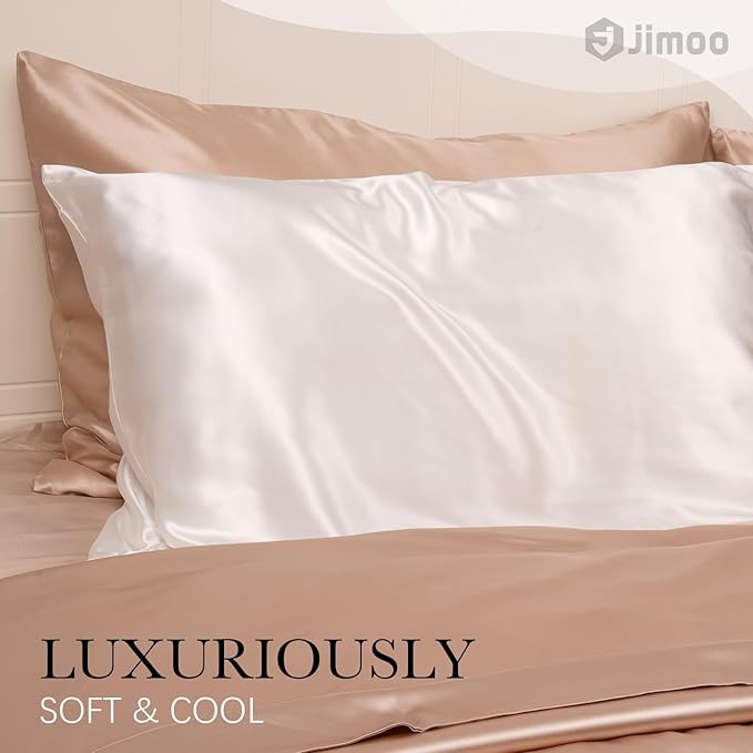 100% Mulberry Silk Pillowcase for Hair and Skin, 22 Momme Pure Natural Silk - Image 7