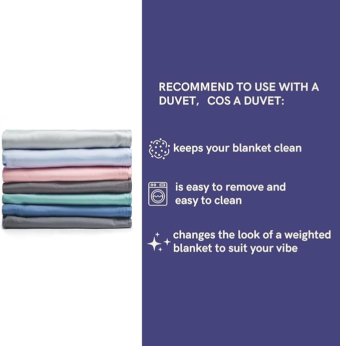 YnM Exclusive Weighted Blanket, Soothing Organic Long Stapled Cotton, Smallest - Image 9