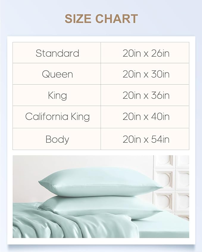 THXSILK Silk Pillowcase for Hair and Skin, 100% Mulberry Silk Bed Pillowcase 22 - Image 9