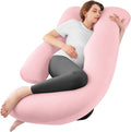 Sasttie Pregnancy Pillows for Sleeping, U Shaped Cooling Full Body Pillow by SASTTIE