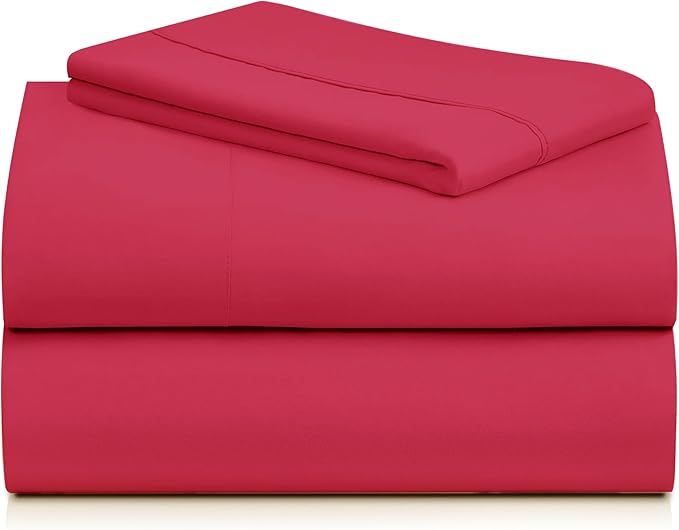 LuxClub 3 PC Twin XL Sheet Set, Deep Pockets Wrinkle Free Cooling Bed Sheets - Image 8