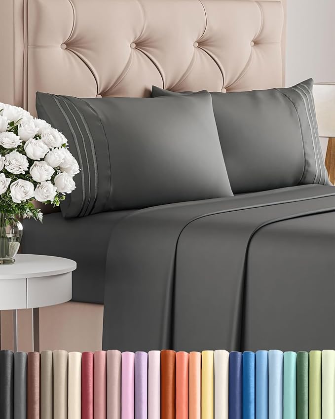 Cal King Size 4 Piece Sheet Set by CGKUnlimited