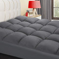 COONP King Mattress Topper, Extra Thick Pillowtop, Cooling Plush Mattress Pad by COONP