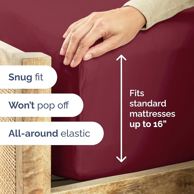 Queen Fitted Bed Sheet - Image 3