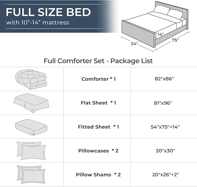 HEVUMYI Full Comforter Set - Image 8