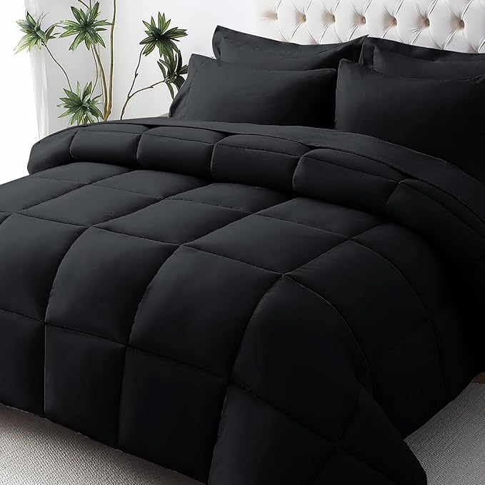 JOLLYVOGUE Twin XL Comforter Set, Ultra-Soft Bed in a Bag Twin XL Size 5 Pieces by JOLLYVOGUE